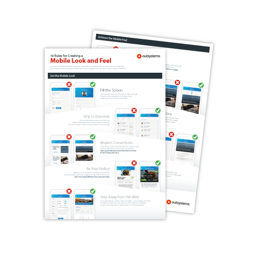 10 Rules for Creating a Mobile Look and Feel CheatSheet Download