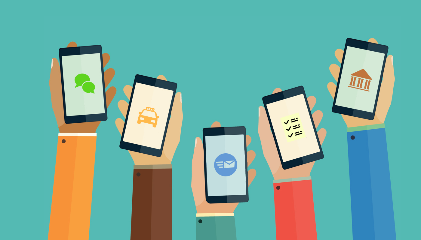 from web to mobile development hands up