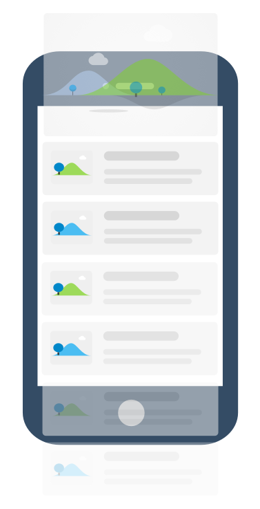screen sizes infinite scroll