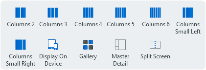 screen sizes UI framework