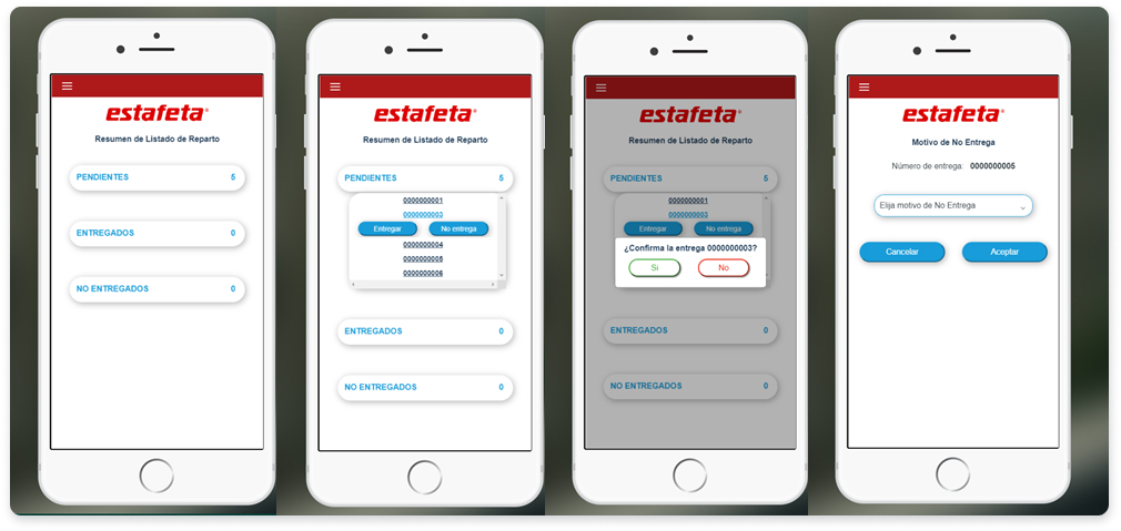 Estafeta - Mobile app for Pharmacy Deliveries