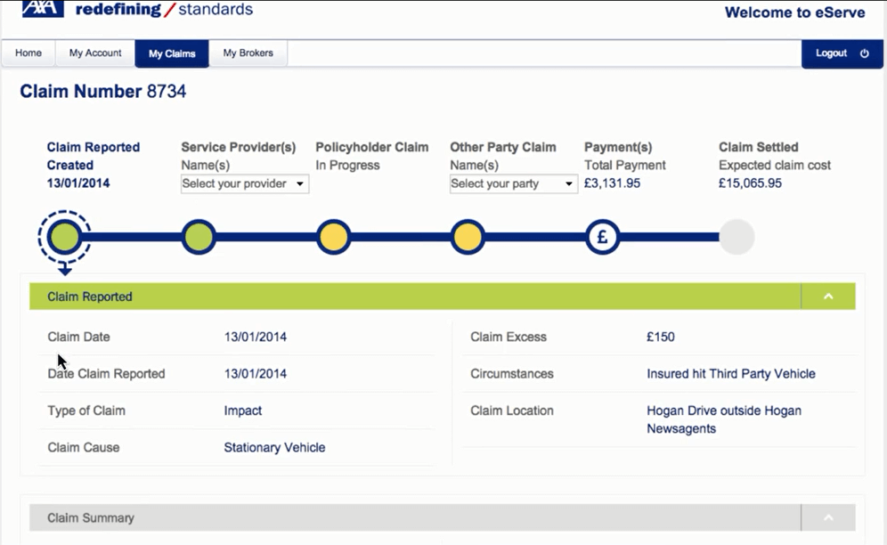 AXA Simplifies Claims Tracking for 3000+ Brokers With Self-Service App