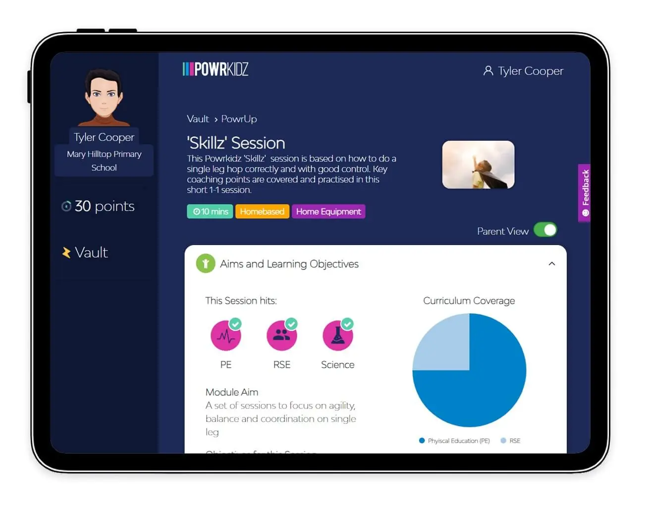 powrkidz-digital-fitness-platform-screenshot-1