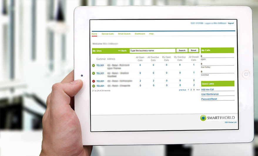 ISB Global - Mobile Application Status Per Site