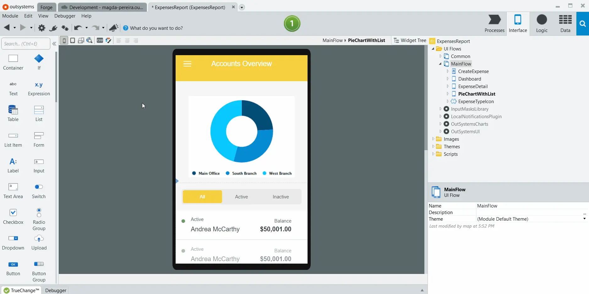 OutSystems Smart Guidance search
