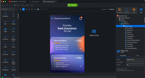 outsystems service studio