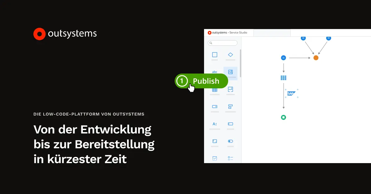 Von der Entwicklung zur Bereitstellung in Minuten OutSystems LowCode