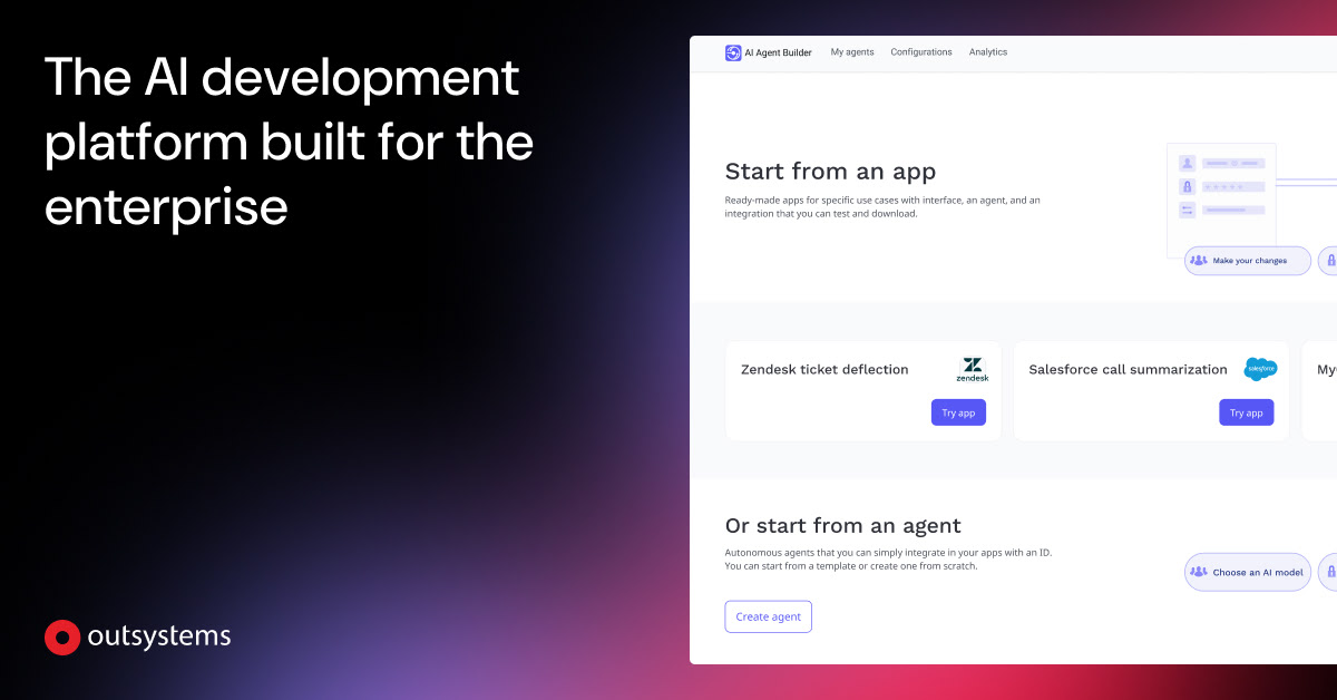 OutSystems website preview