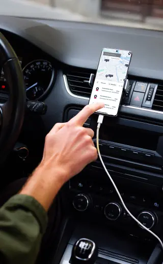 mobile app user