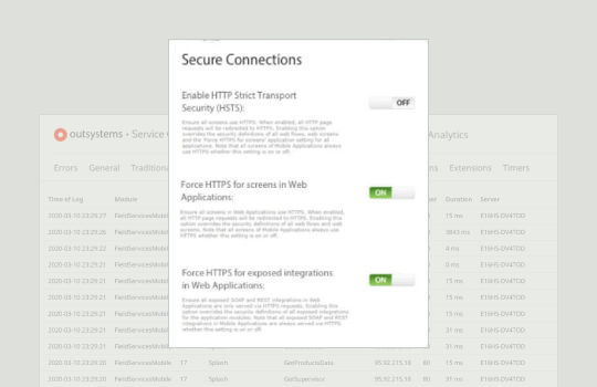 outsystems security