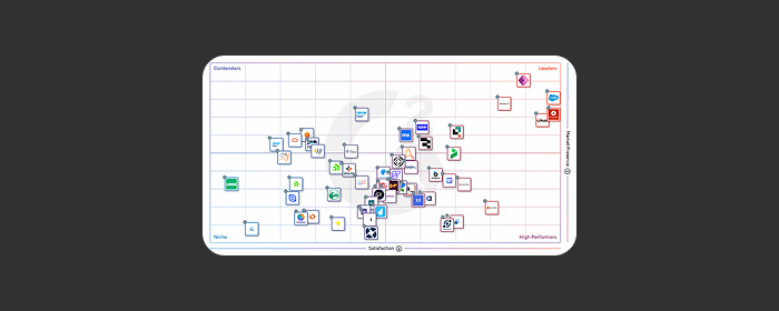 OutSystems Leader In 2026 G2 Grid For Enterprise Low Code OutSystems G2 Low Code Grid Report Hcard 
