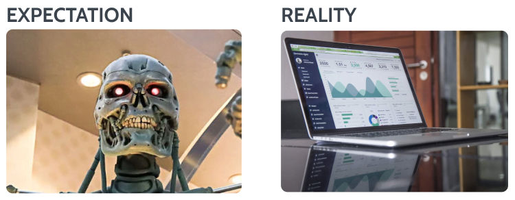 Intelligent automation: expectation vs reality.