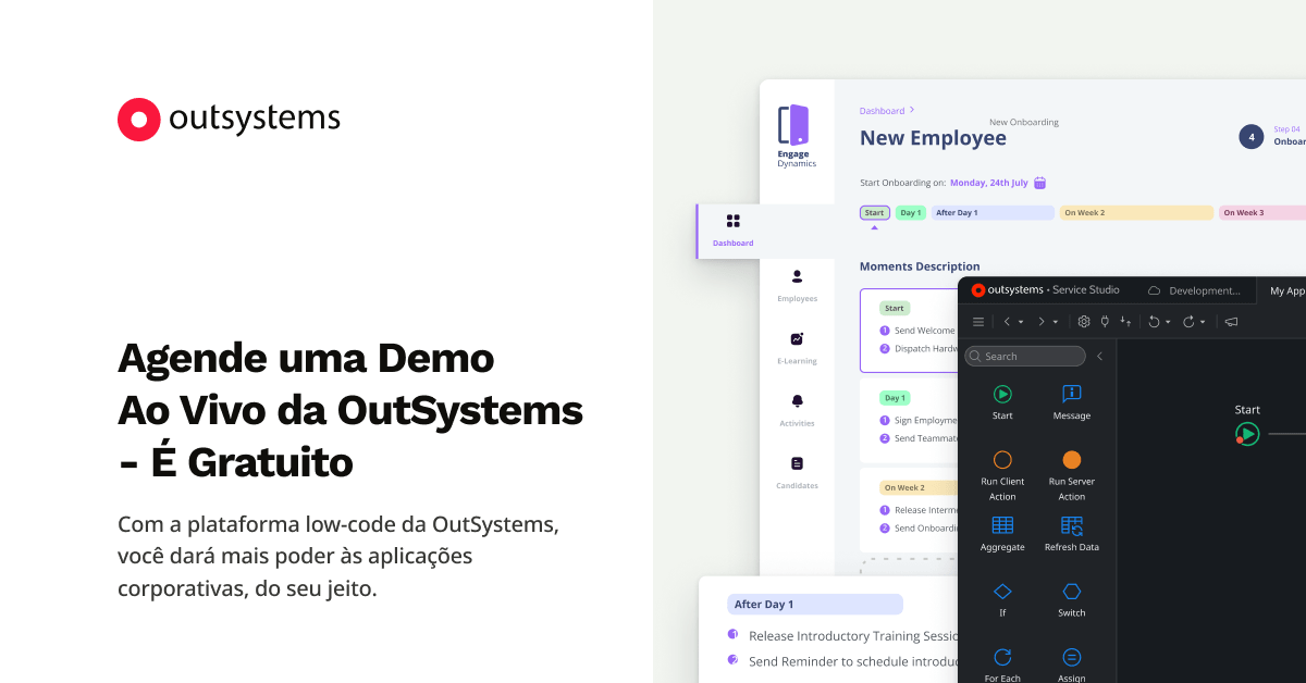 Agende uma Demo Gratuita | OutSystems