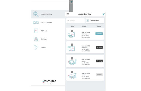 vinturas supply chain mobile app 