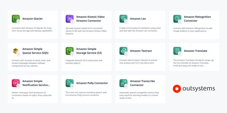New supported Forge components to connect with AWS services