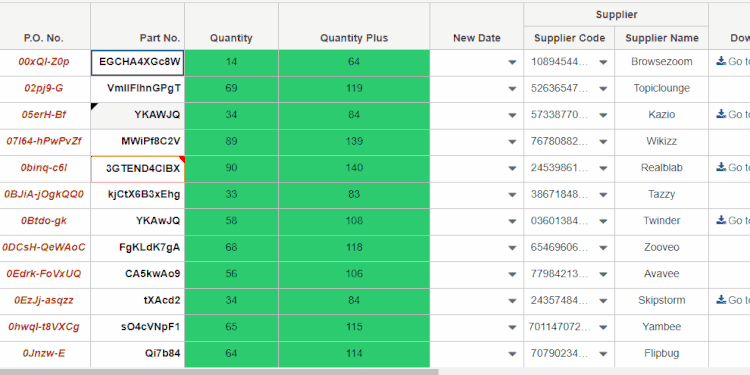 OutSystems Data Grid