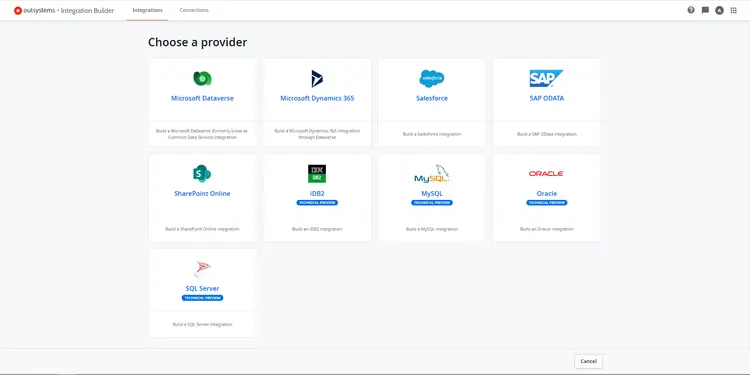 Easily integrate external databases with Integration Builder