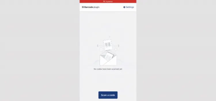 Barcode scanner for mobile