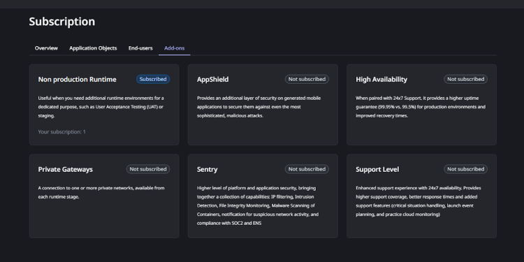 ODC Add-ons are now visible in the ODC Portal | OutSystems