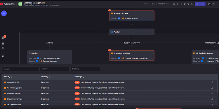 Workflows Centralized Errors