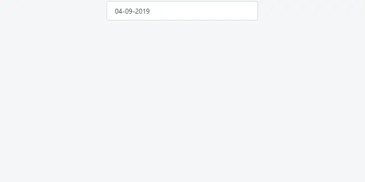 OutSystems UI Web DatePicker