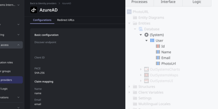 Banner for product update, shows server action that requests and stores user details and photo in the Users table.