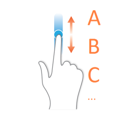 vertical-alphabetical-scroll