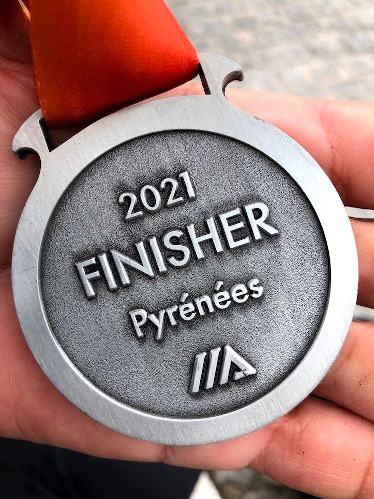 2021 Pyrenees finisher medal