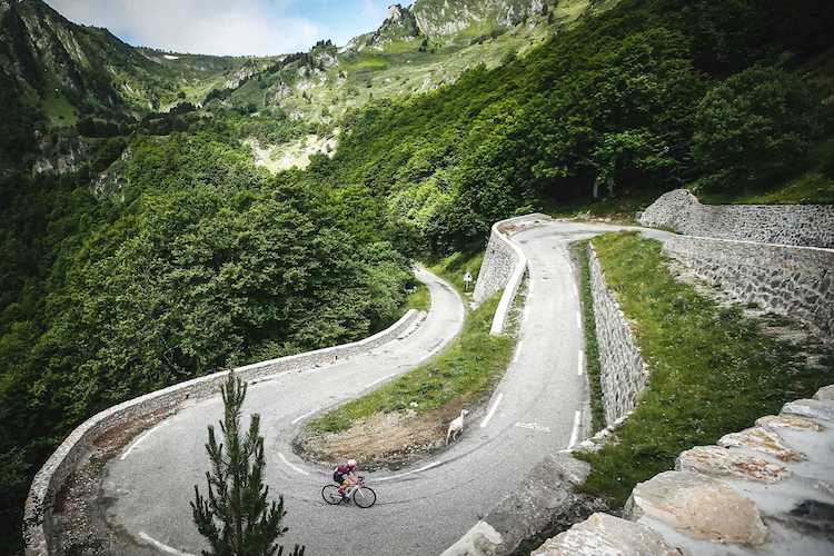 The famous hairpins of all cyclists' dreams