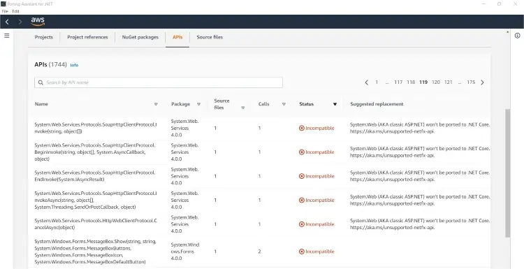 API compatibility