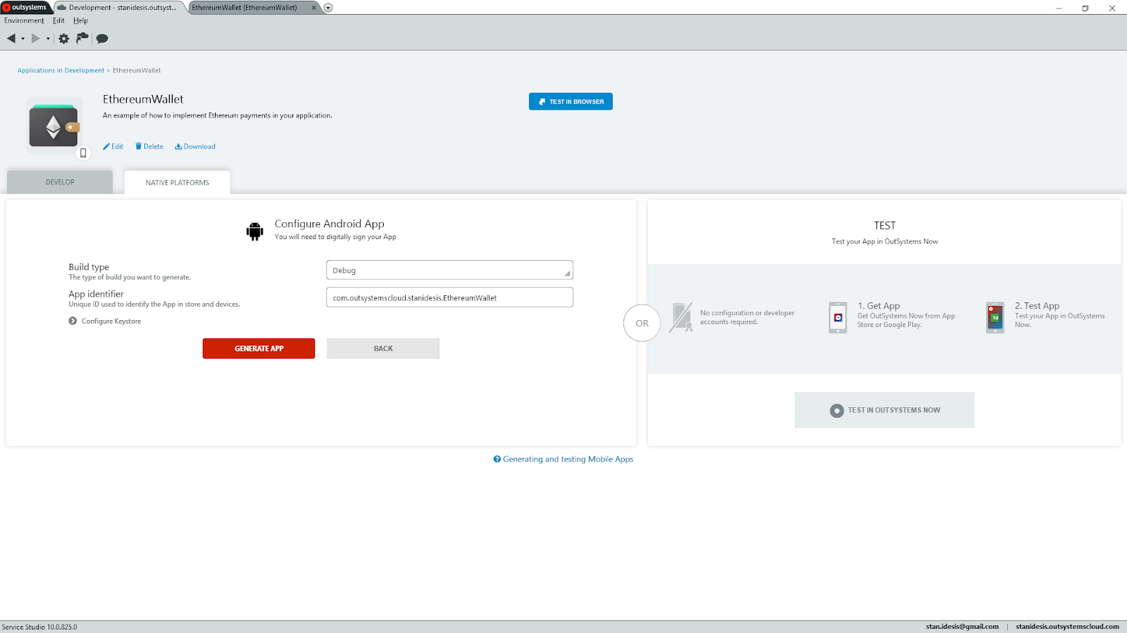 Configure Android App