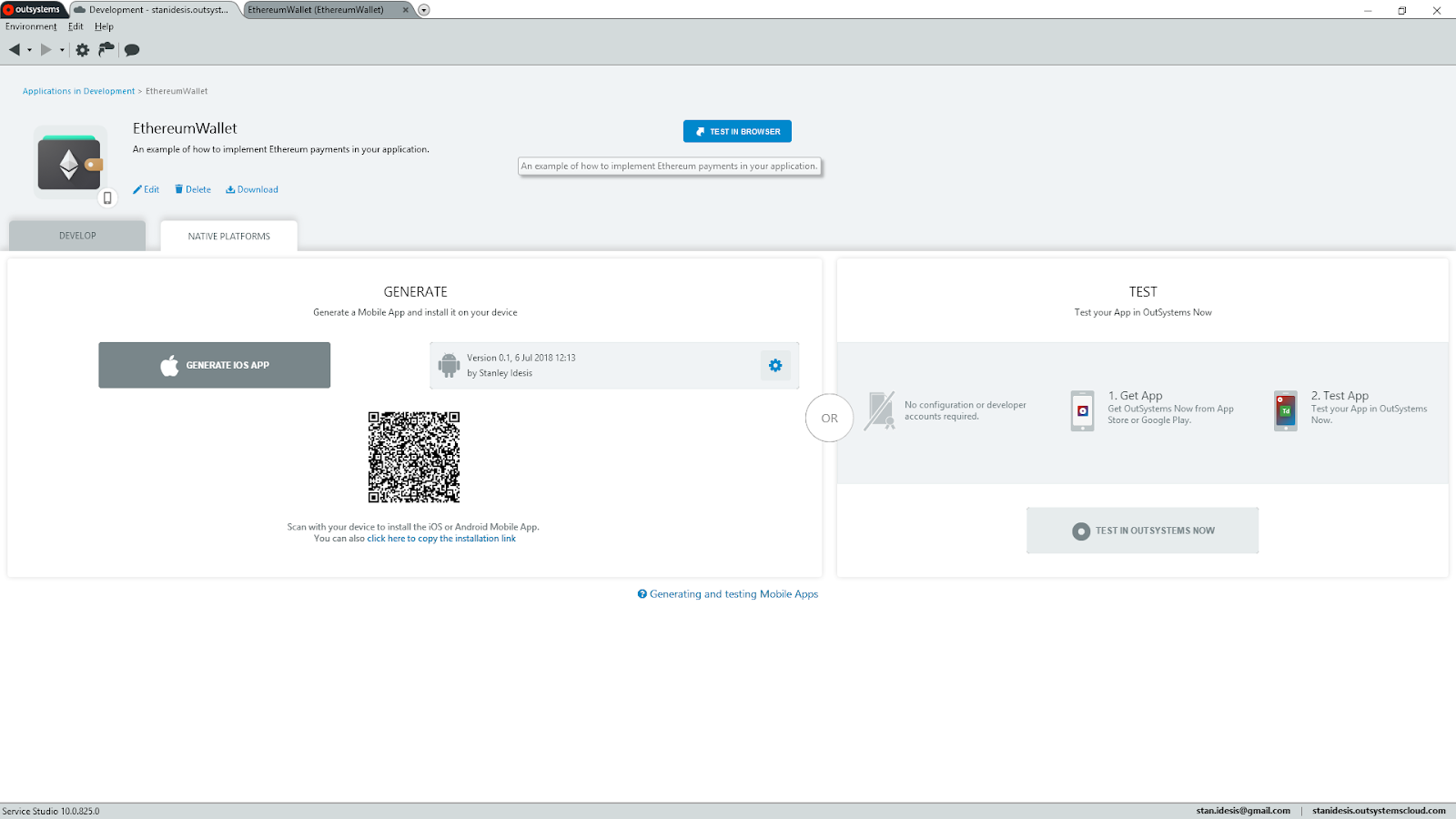 Configuring Android App