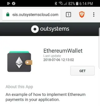 Building An Ethereum Wallet With Outsystems