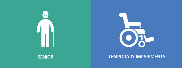 Web accessibility barriers: age and temporary impairments