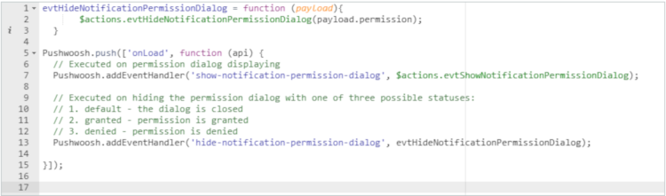 Building a Pushwoosh component