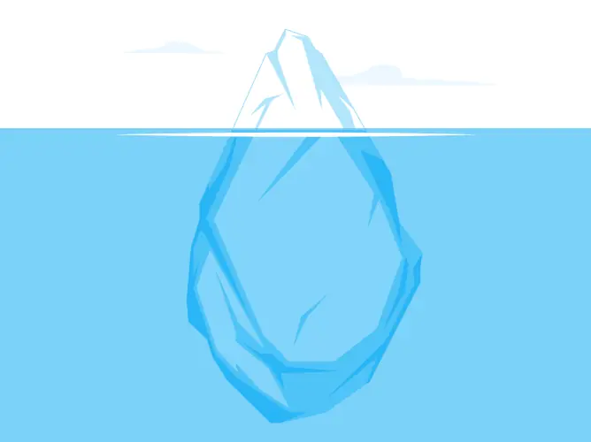 Tip of the iceberg