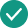 Green check sign of employee onboarding