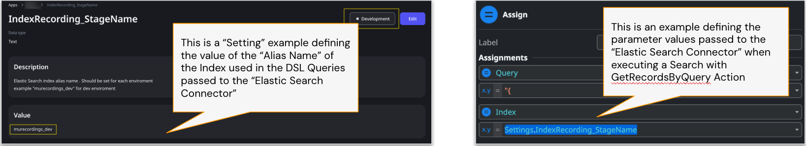 alias names in odc setting