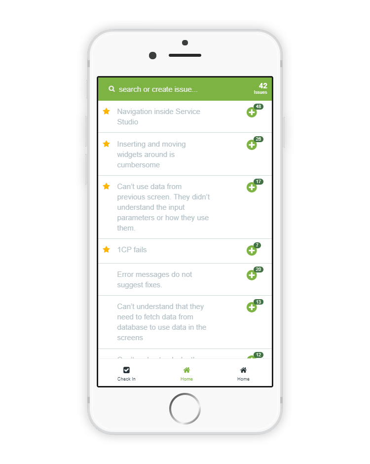 Our observation tool.