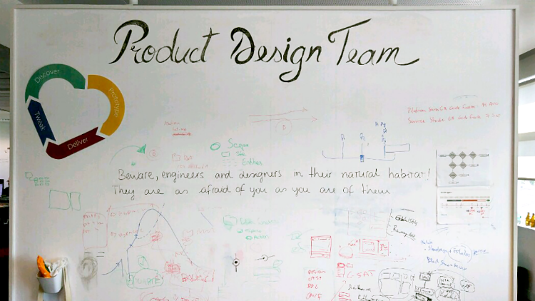 Product Design team board