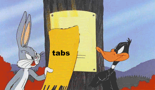 tabs vs spaces gif