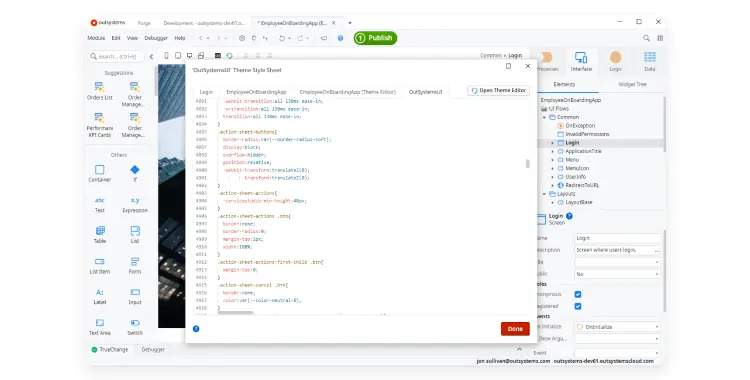 outsystems ui