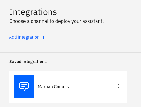 How to build a ibm watson chatbot step 6
