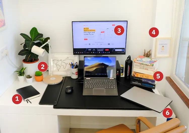 Daniel's desk