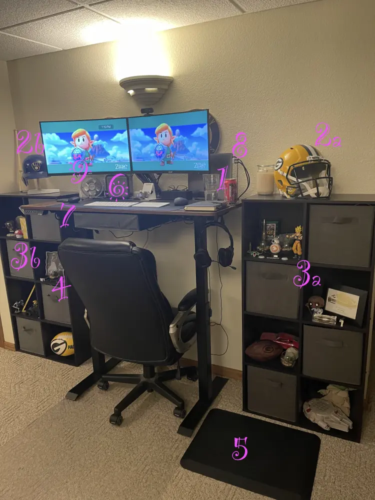 Mark's desk.