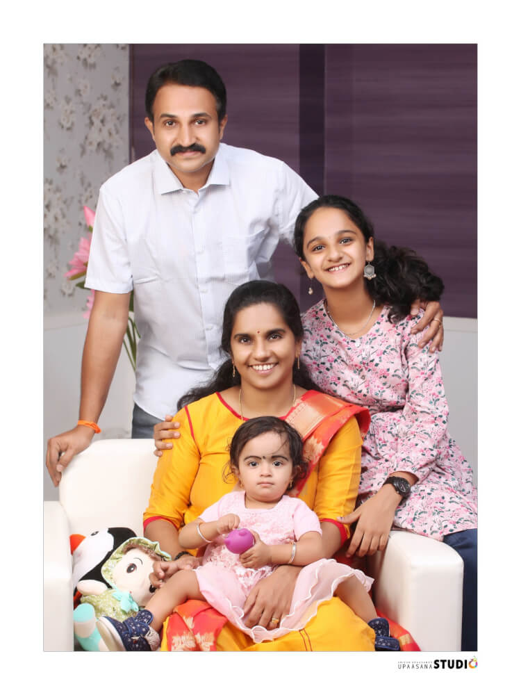Prakahsh and his family