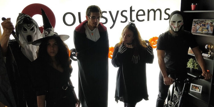 OutSystems Halloween costumes.