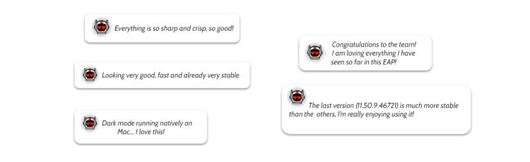 User feedback about new OutSystems Mac IDE.