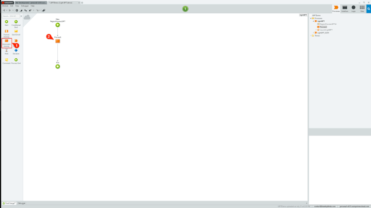 step three to build a light bpt process