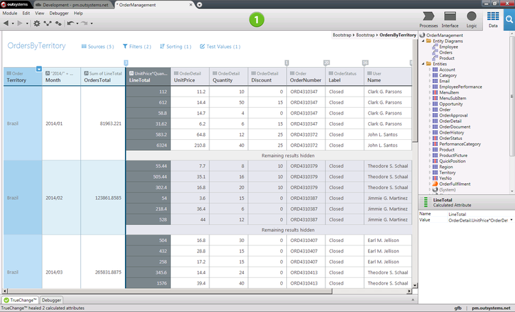 Aggregates (supporting grouping and aggregate functions) were iterated with users’ feedback.